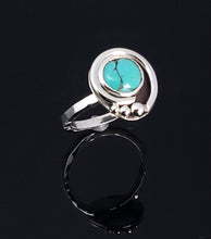 Load image into Gallery viewer, Turquoise Silver Ring