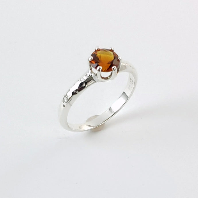 Citrine stackable ring